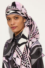 Pucci Collane Print Triangle Silk Scarf