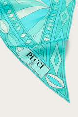 Pucci Collane Print Triangle Silk Scarf