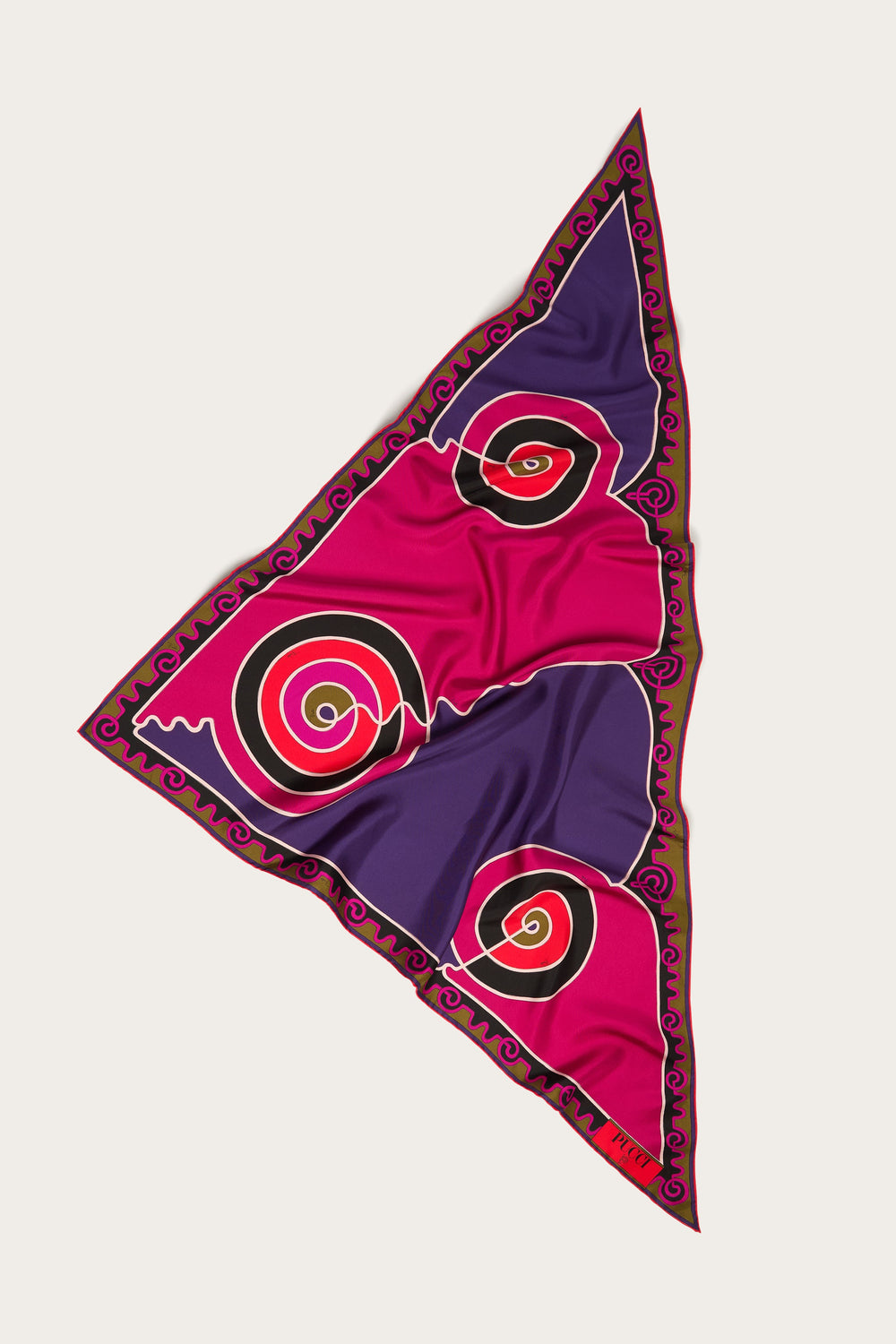 Pucci Astro Print Triangle Silk Scarf