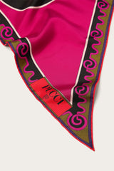 Pucci Astro Print Triangle Silk Scarf