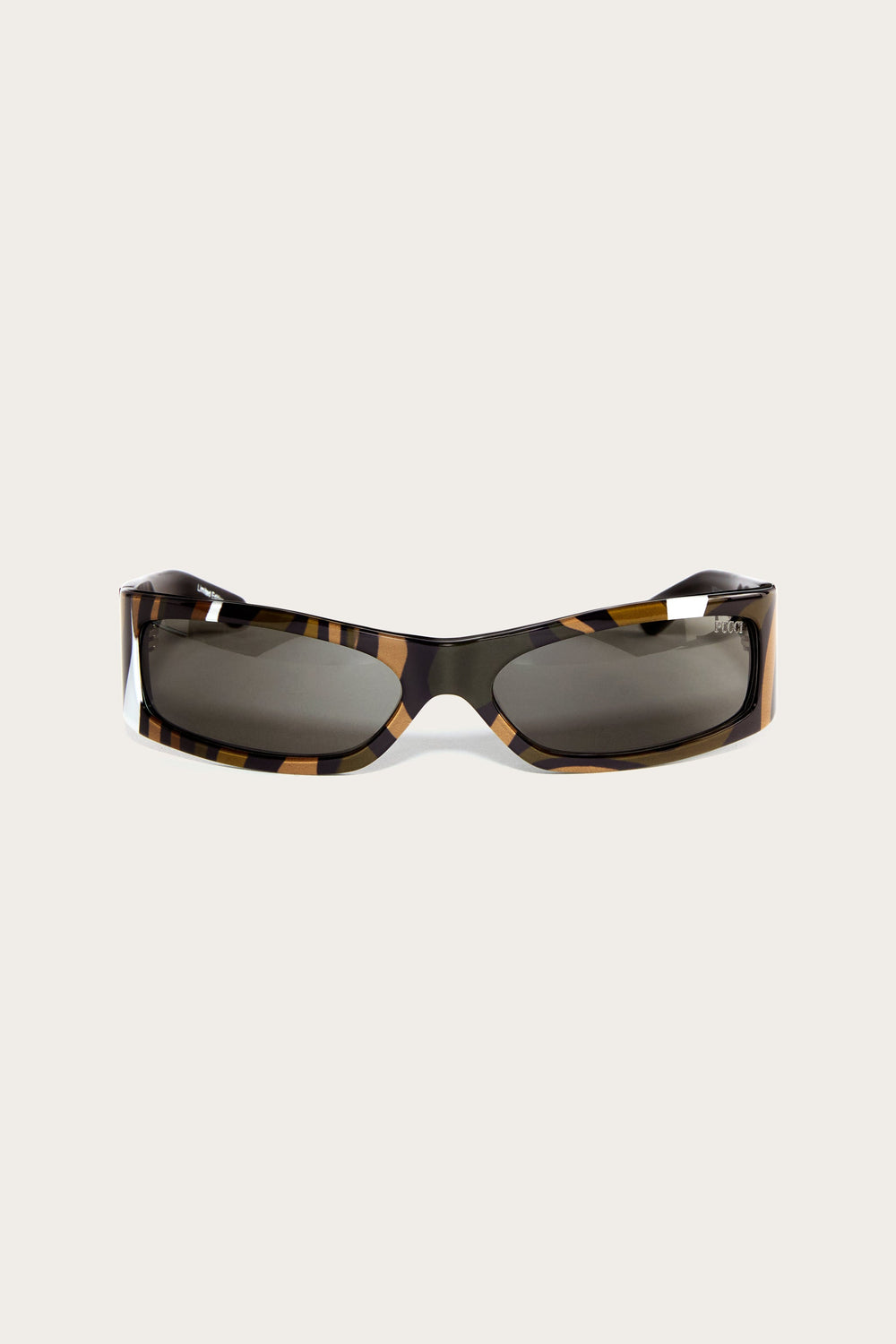 Pucci Marmo Print Rectangular Sunglasses
