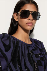 Pucci Printed Aviator Sunglasses