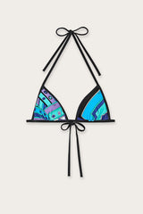 Pucci Vivara Print Triangle Bikini Top