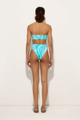 Pucci Marmo Print High-Waisted Bikini Bottom