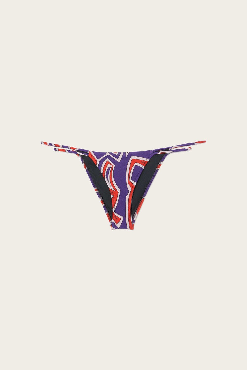 Pucci Labirinto Print V-Cut Bikini Bottom