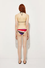Pucci Iride Print Bikini Bottom with Ties