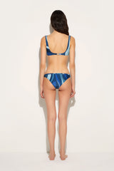 Pucci Marmo-Print Bikini Top