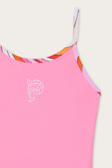 Pucci One-Piece Swimsuit with Fish Logo