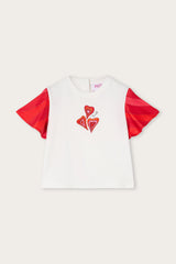 Pucci T-shirt with Printed Sleeves