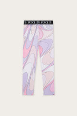 Pucci Onde Print Leggings with Waistband