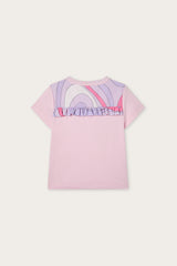 Pucci Embroidered T-shirt with Logo and Ruffle