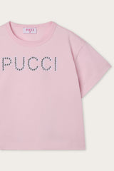 Pucci T-shirt with Decorated Logo