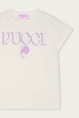 Pucci Sequin-Embellished Logo T-Shirt