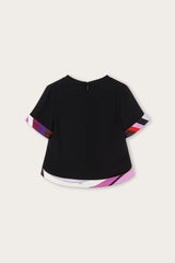 Pucci Top with Printed Edges