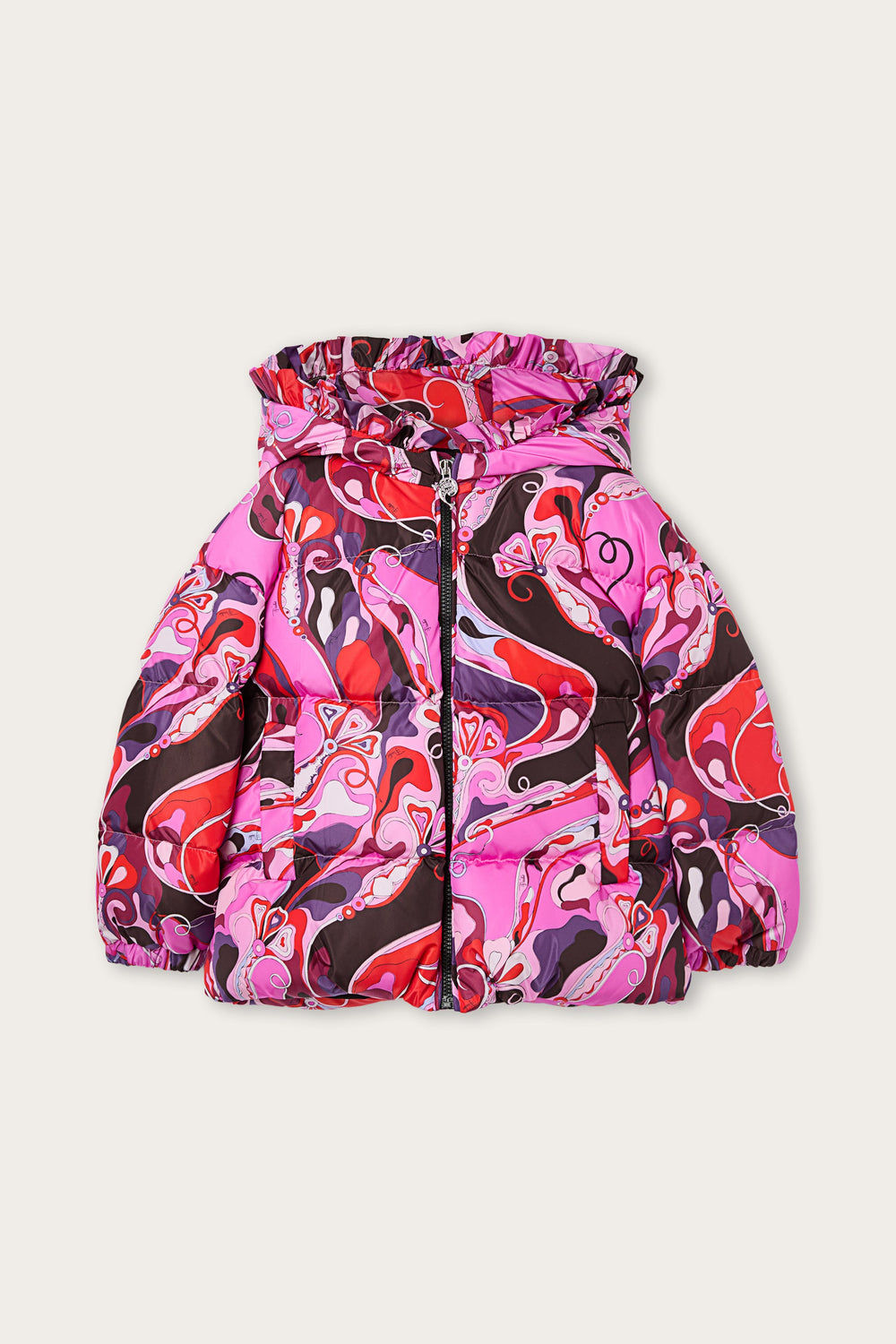 Pucci Orchidee Print Down Jacket