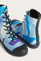 Pucci Marmo Print Ankle Boots