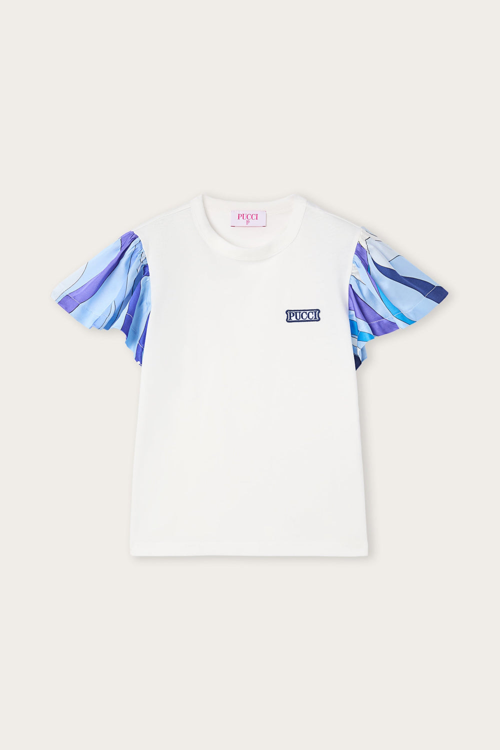 Pucci T-shirt with Printed Sleeves