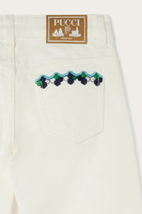 Pucci Flared Pants with Embroidered Details