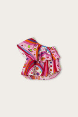 Pucci Fontane Print One-Shoulder Top