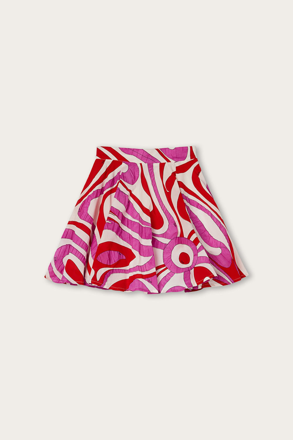 Pucci Marmo Print Ruffle Skirt