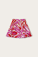Pucci Marmo Print Ruffle Skirt
