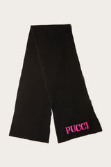 Pucci Logo-Intarsia Scarf