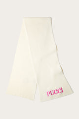 Pucci Logo-Intarsia Scarf