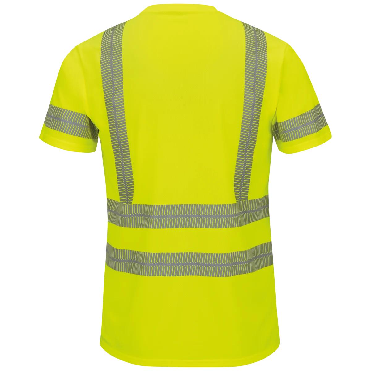 Red Kap Short Sleeve Hi-Visibility T-Shirt, Type R Class 3