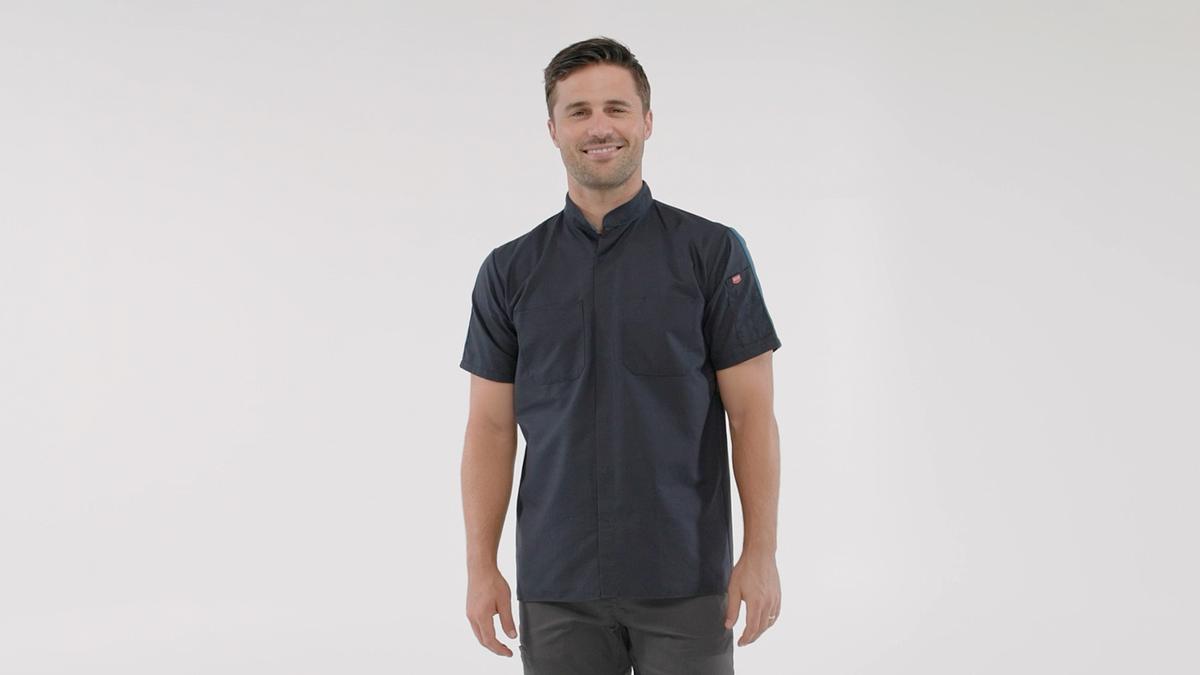 Red Kap Short Sleeve Pro+ Work Shirt with OilBlok and MIMIX®