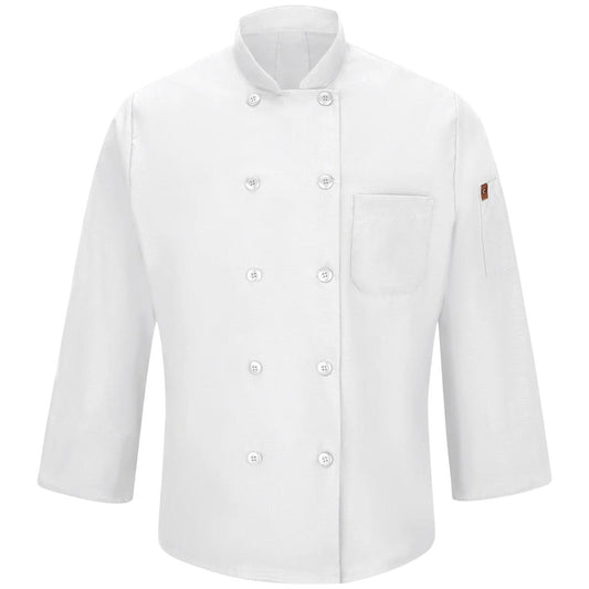 Red Kap Chef Coat with OilBlok + MIMIX®