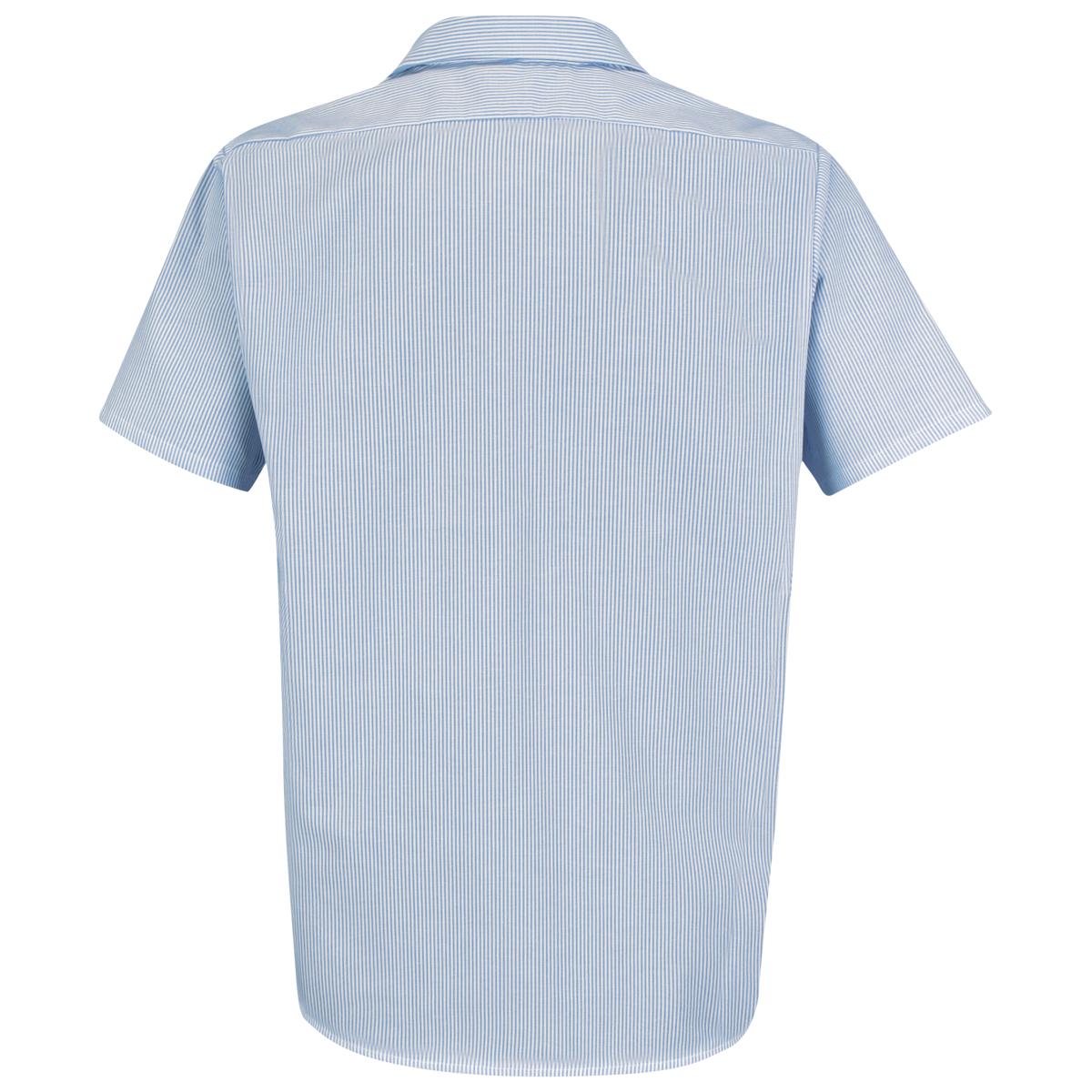 Red Kap Short Sleeve Industrial Stripe Work Shirt