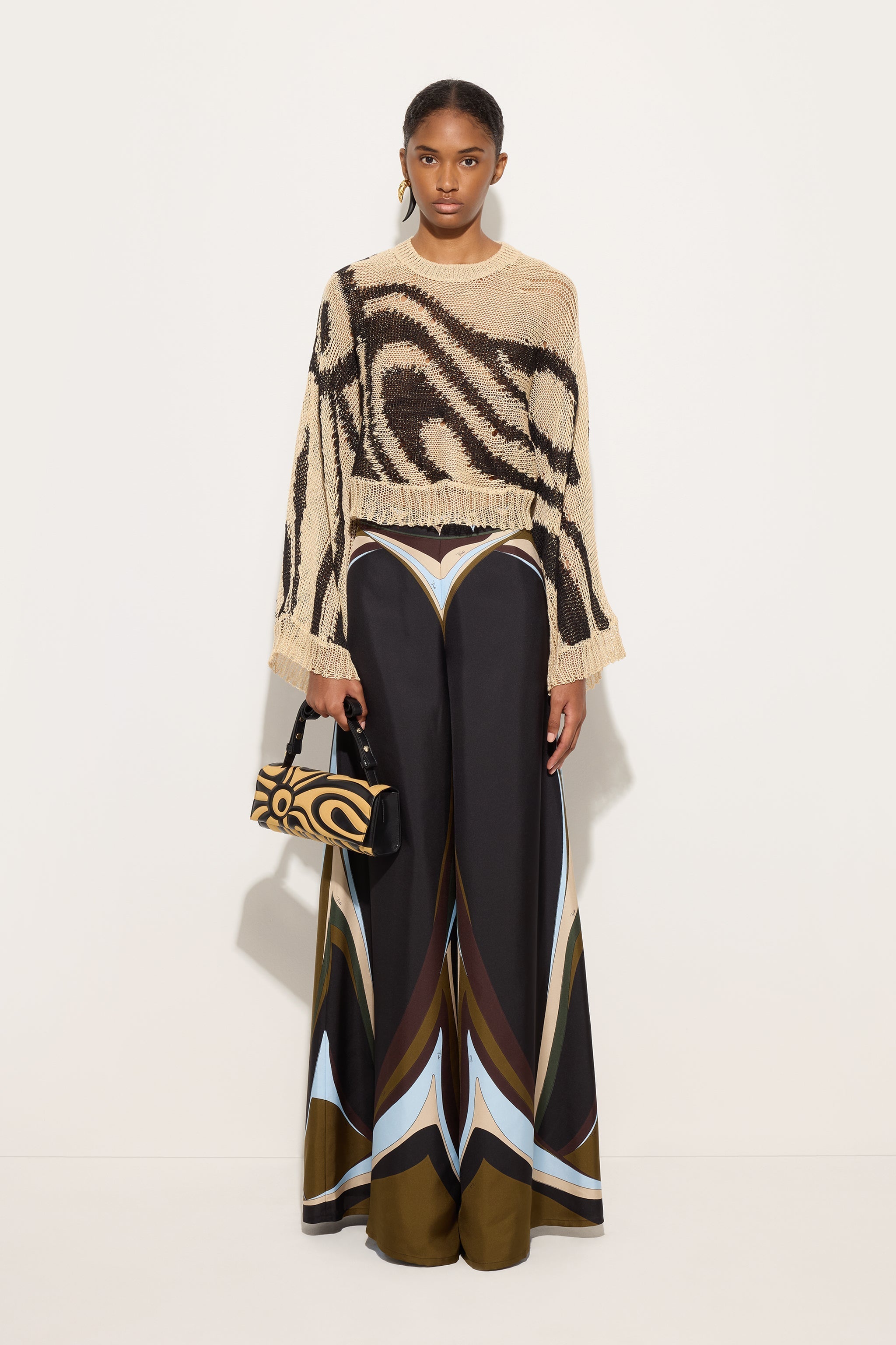 Pucci Linen Knit Sweater