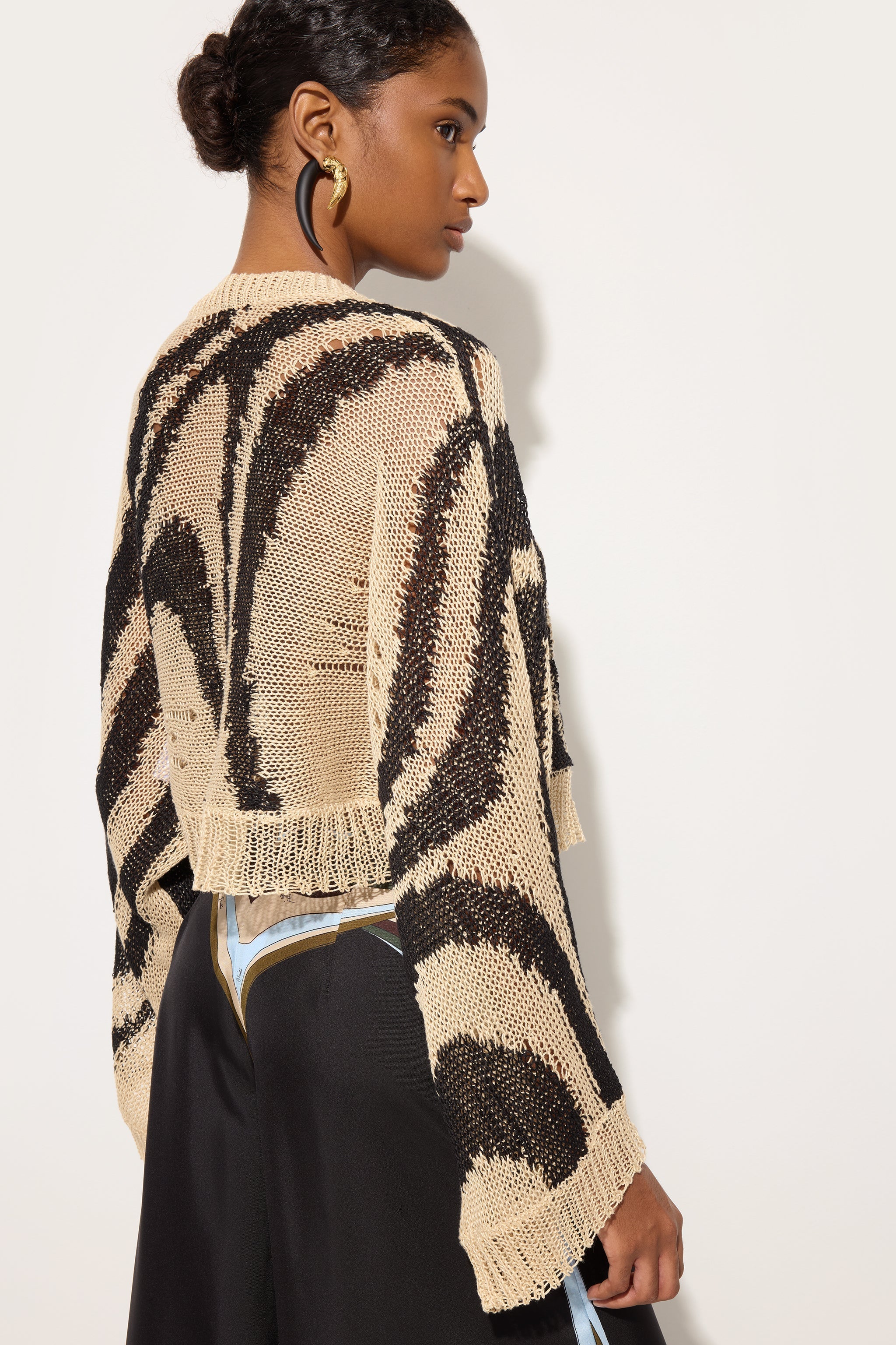 Pucci Linen Knit Sweater