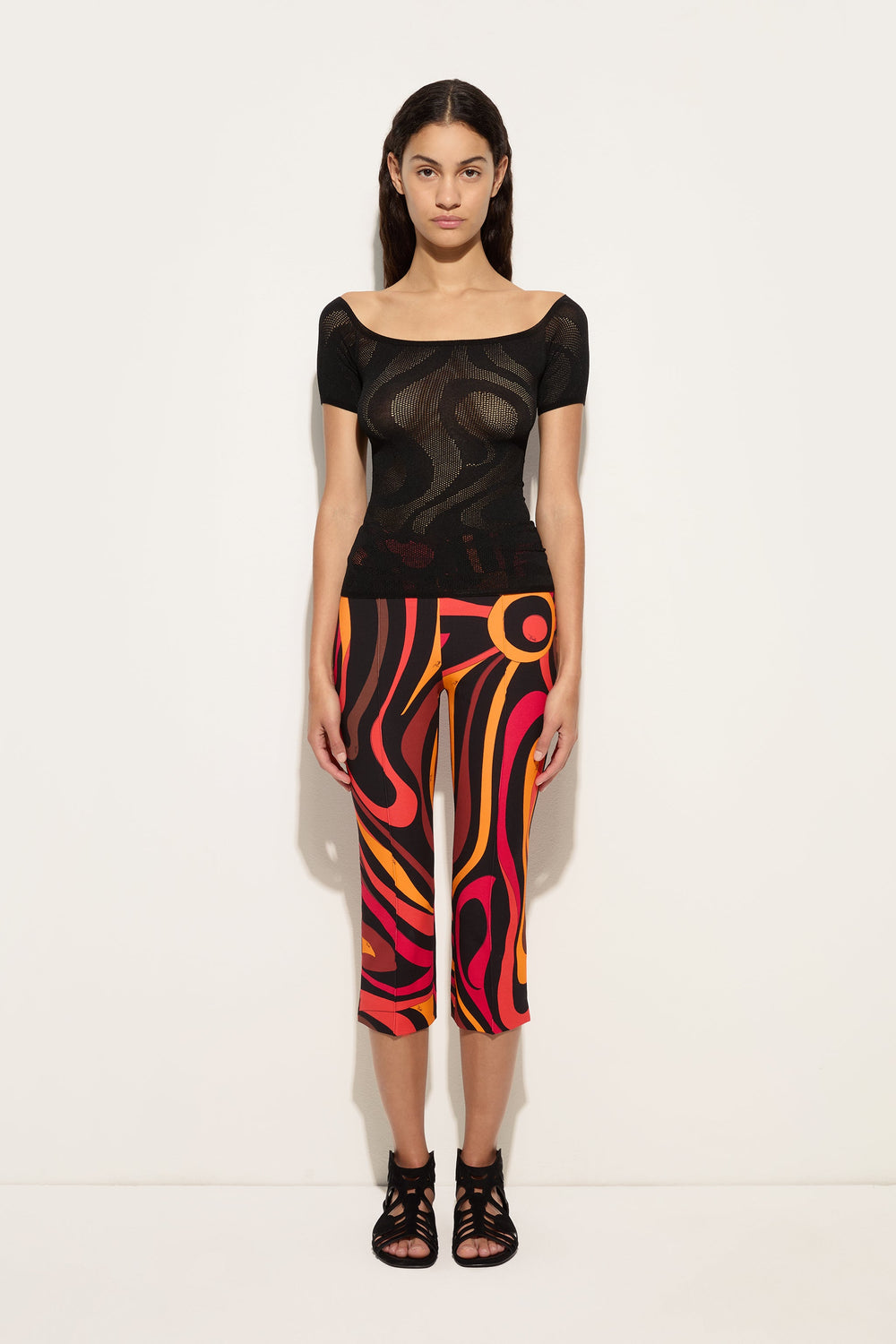 Pucci Marmo Print Capri Pants
