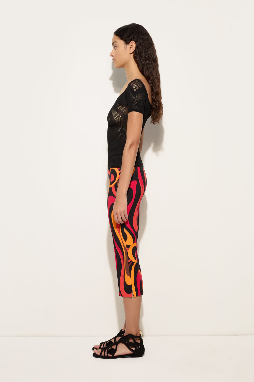 Pucci Marmo Print Capri Pants