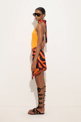 Pucci Labirinto Print Silk Scarf Skirt