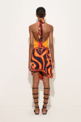 Pucci Labirinto Print Silk Scarf Skirt