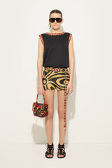 Pucci Cotton T-shirt with Printed Detail
