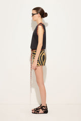 Pucci Cotton T-shirt with Printed Detail