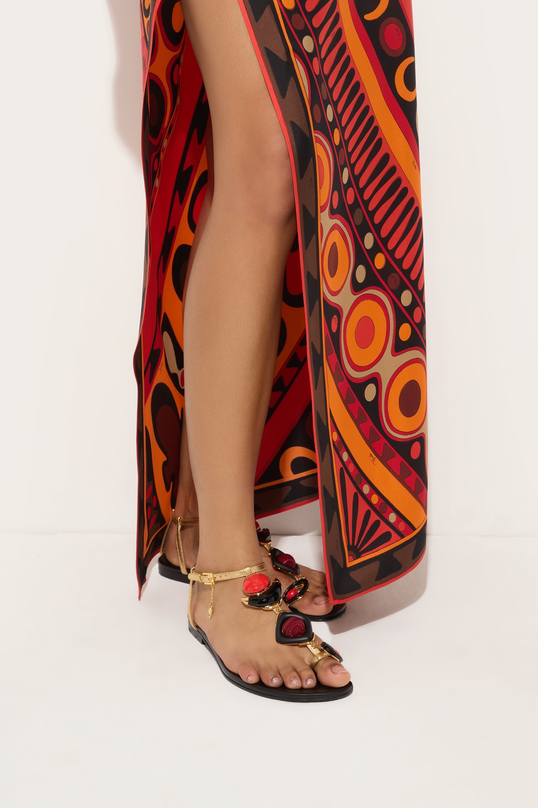 Pucci Bijoux Leather Sandals