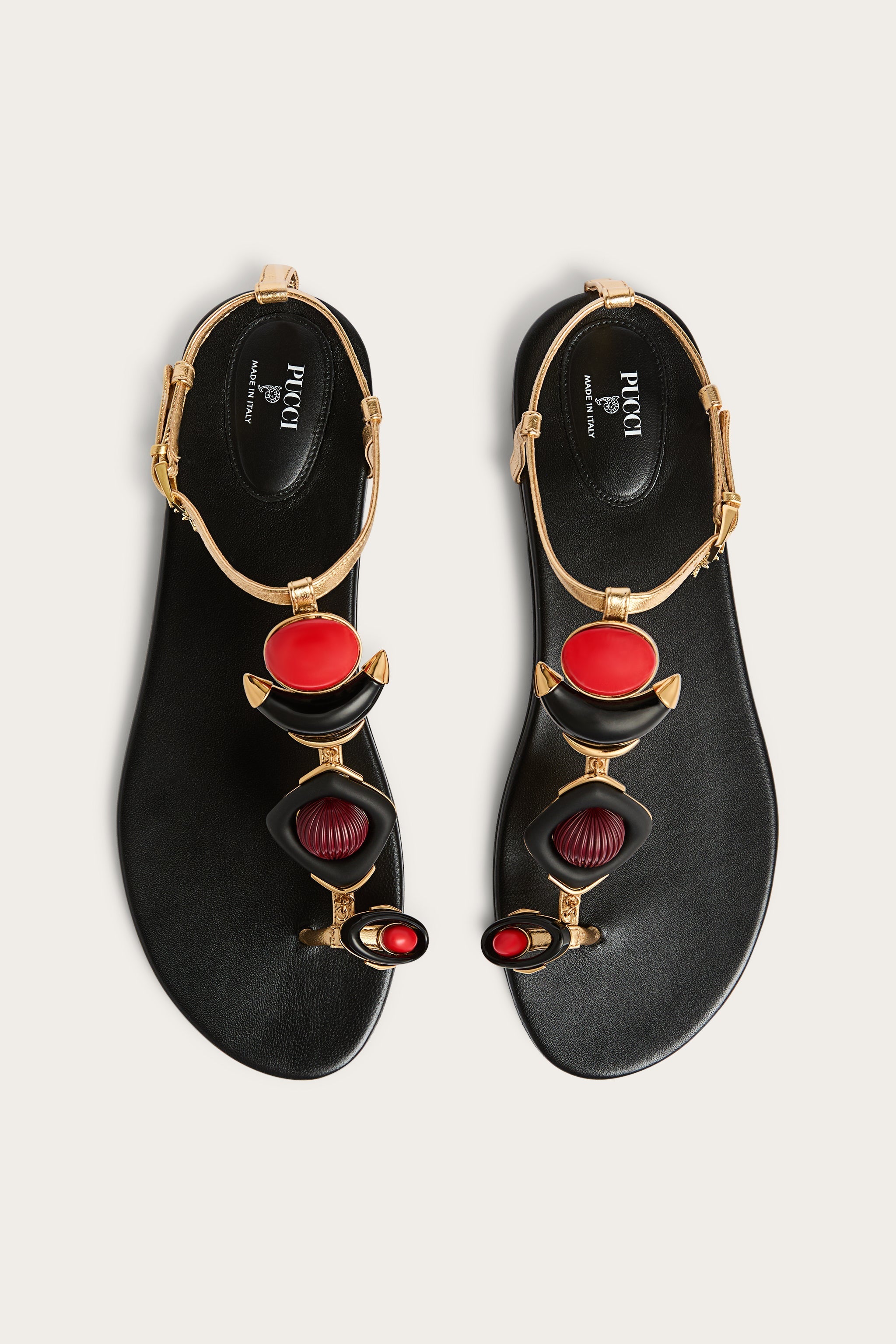 Pucci Bijoux Leather Sandals