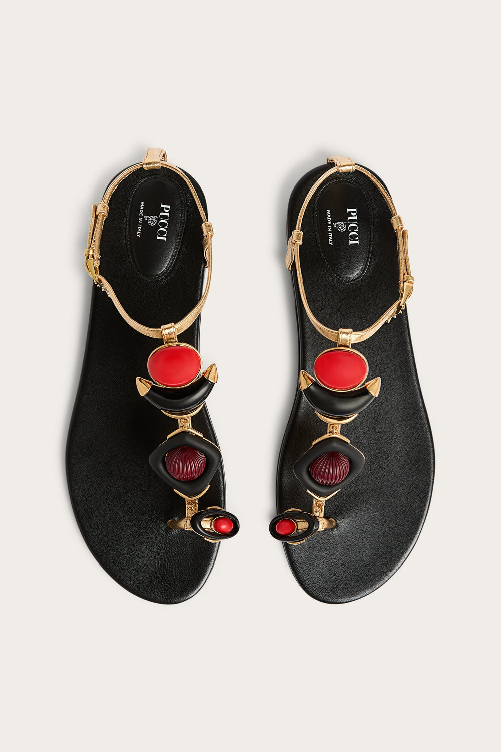 Pucci Bijoux Leather Sandals
