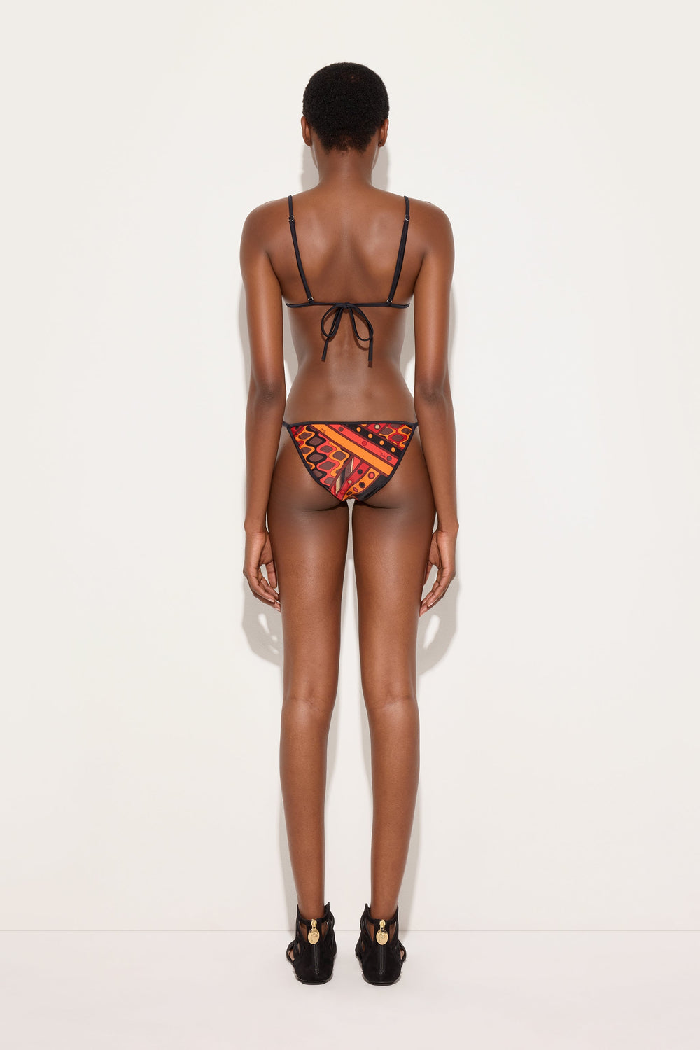 Pucci Vivara Print Triangle Bikini Top