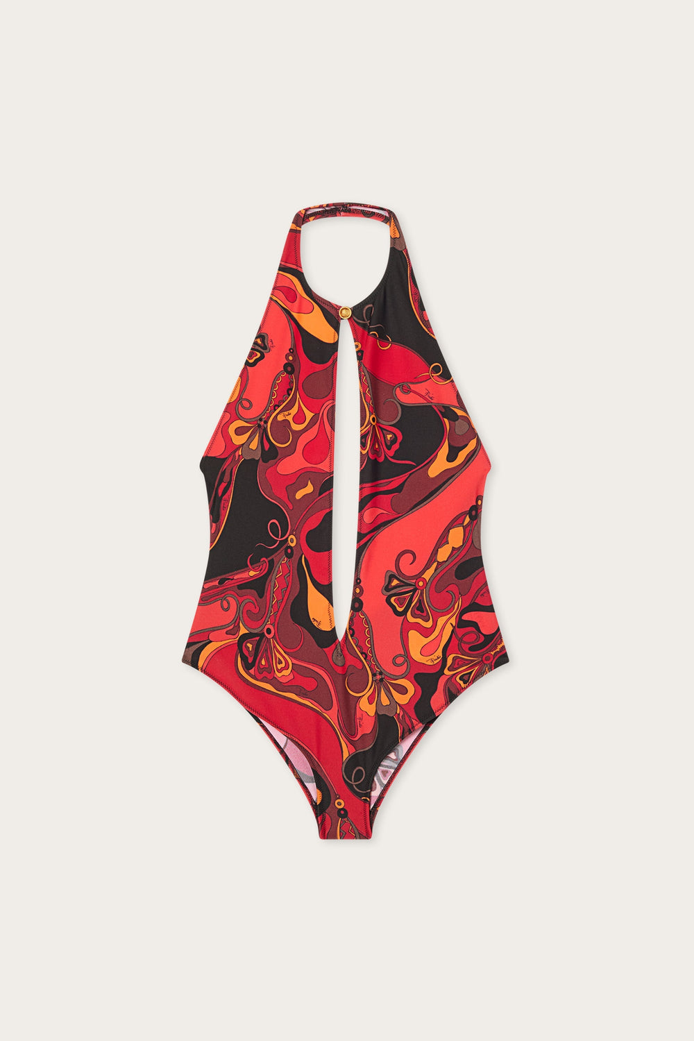 Pucci Orchidee Print Swimsuit
