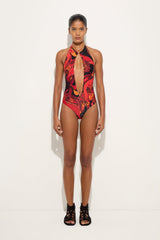 Pucci Orchidee Print Swimsuit