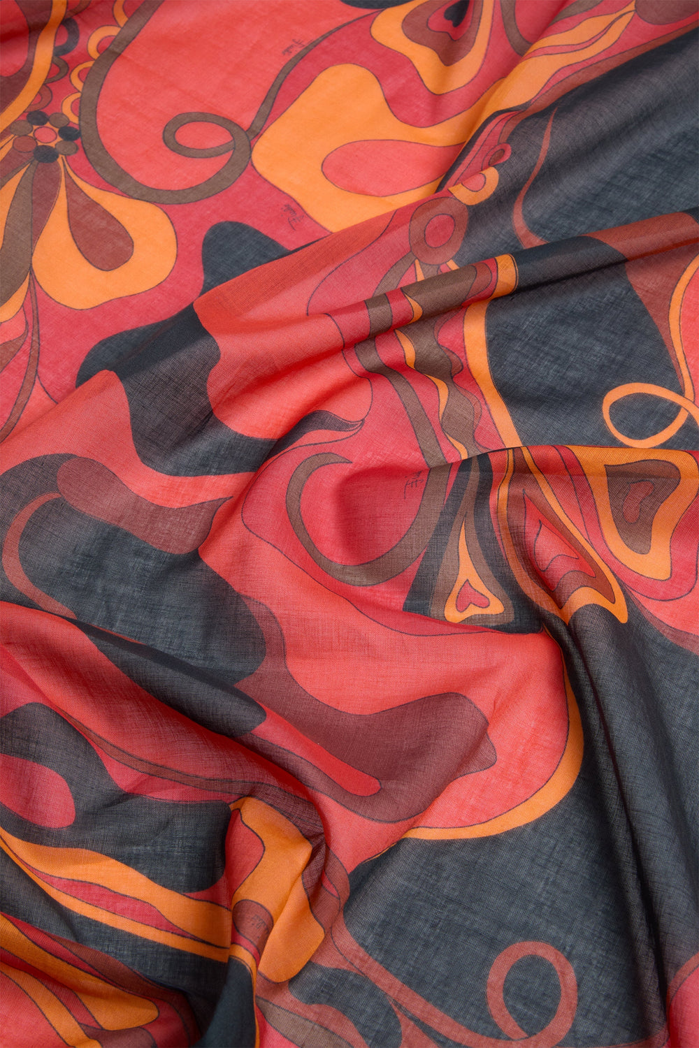 Pucci Orchidee Print Cotton Sarong