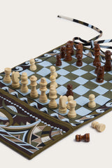 Pucci Vivara Print Travel Chess Set