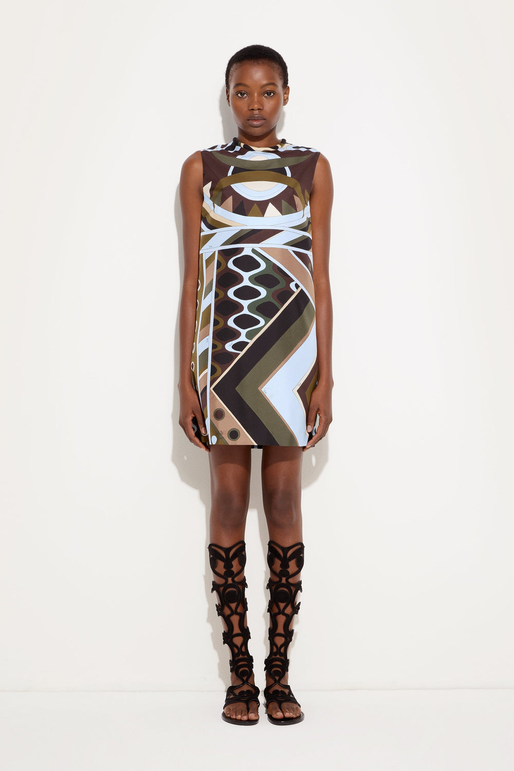 Pucci Vivara Print Silk Dress