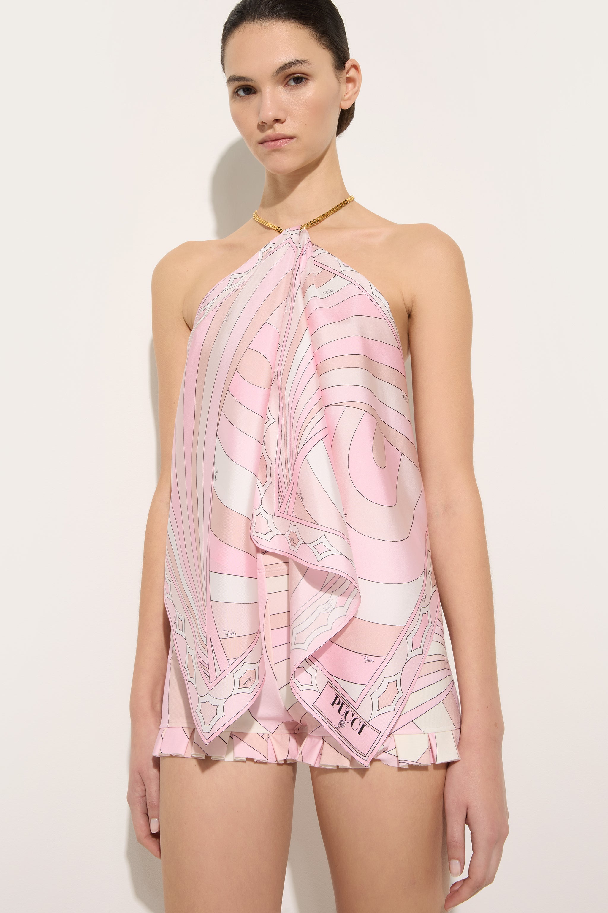 Pucci Iride Print Chain Top