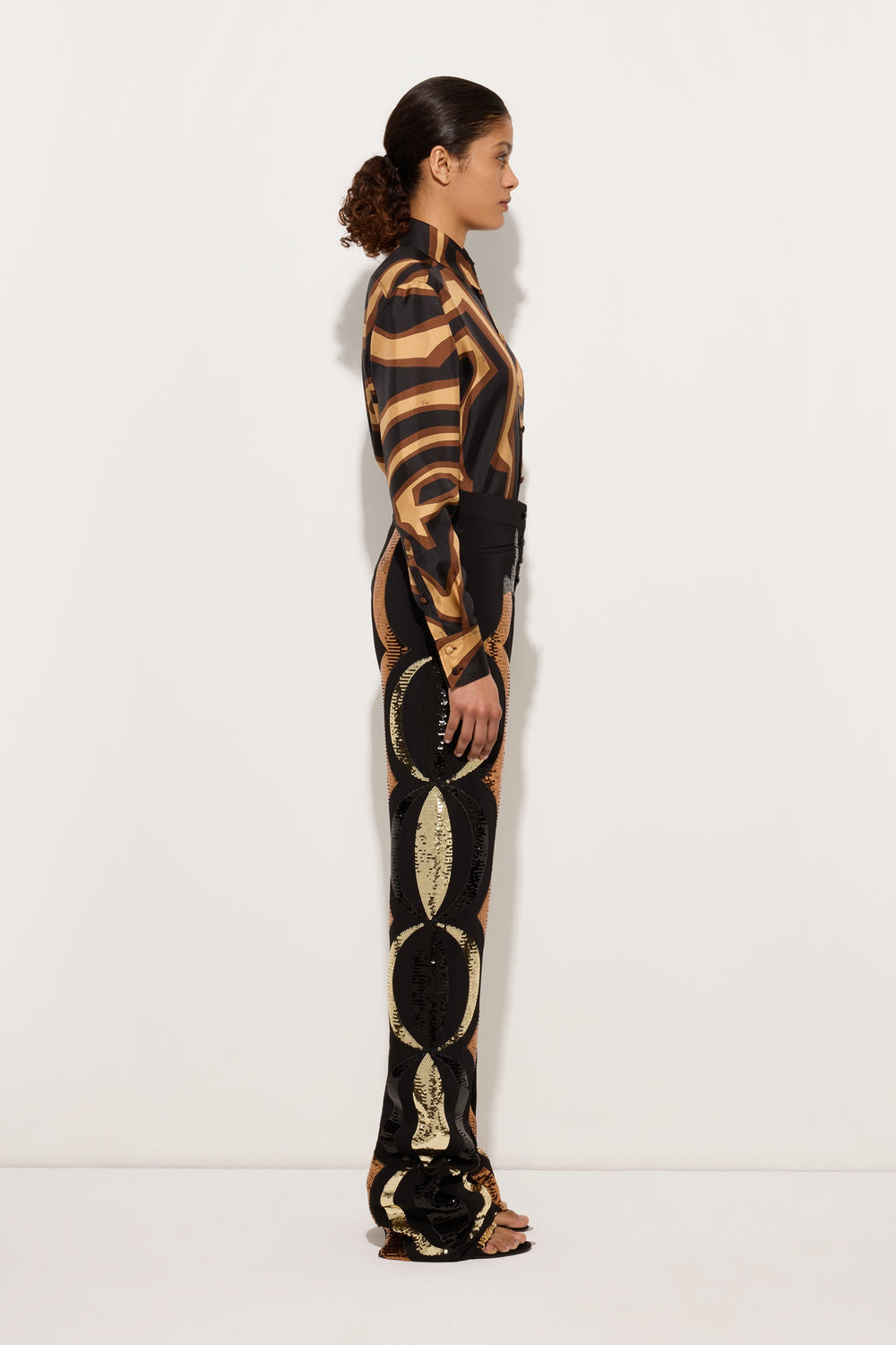 Pucci Labirinto Print Silk Twill Shirt